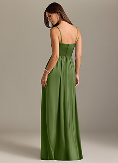 Azazie Calianna Bridesmaid Dresses Juniper A-Line Off the Shoulder Stretch Satin Convertible Dress image2