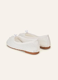 front Ballerines Tabi Fold à bout fendu en maille