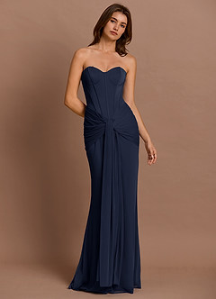 Robe Longue Marine Kalliope  image5