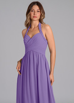 Azazie Darlyn Bridesmaid Dresses Tahiti A-Line Pleated Chiffon Dress image7
