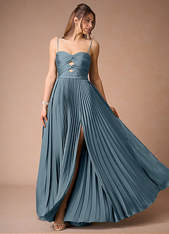 Maxi jurk Eileen Poederblauw image7