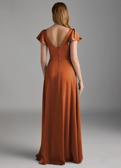 Azazie Omari Brautjungfernkleider A-Linie Stretch-Satin Kleid Kanel image2