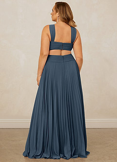 Christian Siriano Bridal for Azazie 1009 Bridesmaid Dresses Neptune A-Line Pleated Chiffon Dress image15