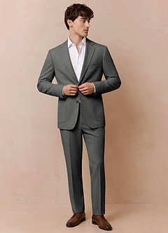 front Owen Carbón Chaqueta de traje ligera a medida