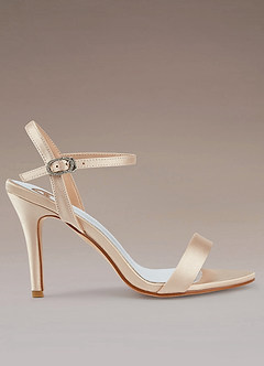 Champagne strappy fashion sandals