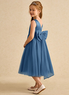 Azazie Winnie Flower Girl Dresses Twilight Ball-Gown Bow Tulle Dress image5