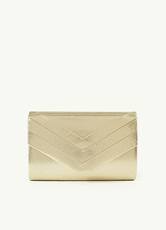 front Layered Envelope Clutch Bag