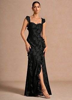 Barsha Black Maxi Dress image3