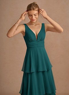 Robe Mi-Longue Paon Melisande image5