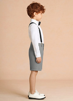 front Oliver Gris Conjunto de 4 piezas de pantalones cortos para niño