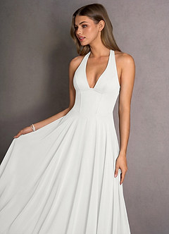 Isabeau White Maxi Dress image5