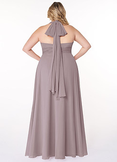Azazie Fifi Bridesmaid Dresses Dusk A-Line Strapless Chiffon Convertible Dress image13