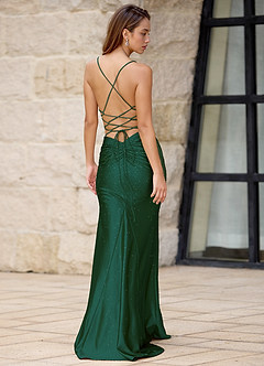 Twinkle Vert Robe de bal sirène image2