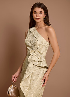 Gabriella Vintage Taupe Midi Dress image5