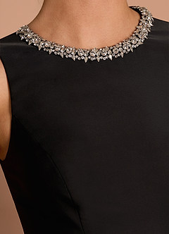 Livia Black Midi Dress image2