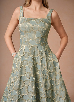 Manon Blue Midi Dress image5