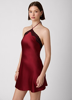 Kleid Cayley Burgunderrot image4