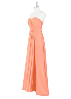 Azazie Arabella Allure Abiti da Damigella Abito Convertibile A-Line in Chiffon Scollo a Cuore Tramonto image11