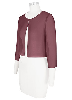 front Azazie Ettienne Scialle in Chiffon