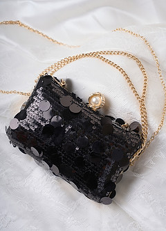 front Pochette con paillettes