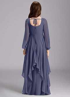 Azazie Clara Junior Klänning av A-Line i Chiffong Blouson image2