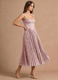 Isonelle Pink Midi Dress image6
