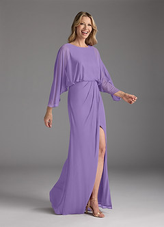 Azazie Ysabella Mother of the Bride Dresses Tahiti Mermaid Pleated Mesh Dress image1