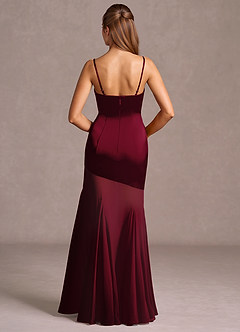 Maxi jurk Uma Merlot image2