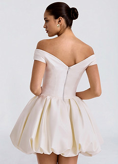 Amonelle Mini Klänning Grädde image3