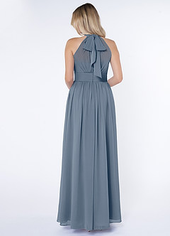 Azazie Iman Bridesmaid Dresses Twilight A-Line A-Line Ruched Chiffon Dress image4