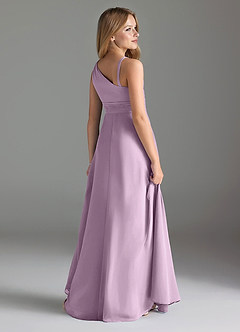 Azazie Dallas Junior Wisteria A-Line Pleated Chiffon Dress image5
