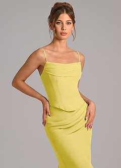 Azazie Sorrel Suknie dla druhen Syrena Gorset Szyfon Do ziemi Sukienka image8