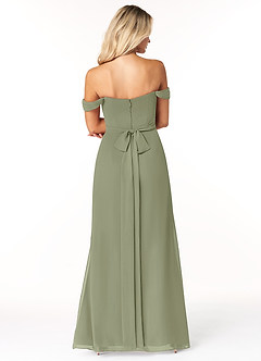 Azazie Joretta Bridesmaid Dresses Pistachio A-Line Sweetheart Neckline Chiffon Convertible Dress image2