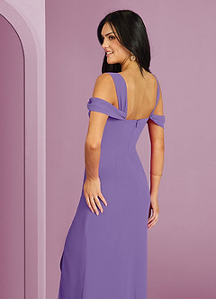 Barbie ♥ Azazie Bridesmaid Dresses Tahiti A-Line Off the Shoulder Chiffon Dress image2