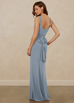 Christian Siriano Bridal for Azazie 1010 Final Sale Eucalyptus Mermaid Bow Luxe Knit Dress image3