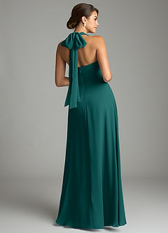 Azazie Tamira Suknie dla druhen Linia A Pofałdowany Szyfon Do ziemi Sukienka image8