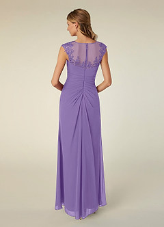 Azazie Libby Mother of the Bride Dresses Tahiti A-Line Scoop Sequins Chiffon Dress image2