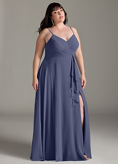 Azazie Akita Bridesmaid Dresses Stormy A-Line Chiffon Dress image7