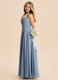 Azazie Kady Junior Twilight A-Line Sweetheart Neckline Chiffon Dress image5