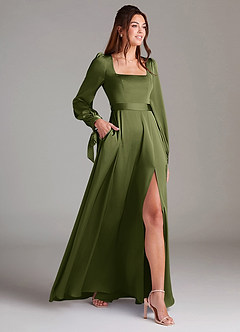 Leonia Olive Maxi Dress image4