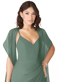 front Azazie Chiffon Shawl