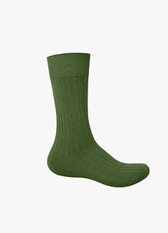 front Men's Cotton Dress Socks