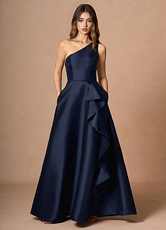 Adrianna Navy Maxi Dress image1