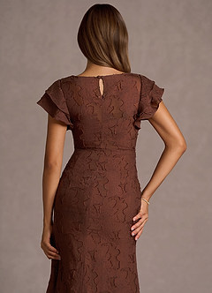 Baela Cinnamon Brown Maxi Dress image5