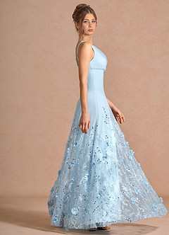 Valora Blue Maxi Dress image4