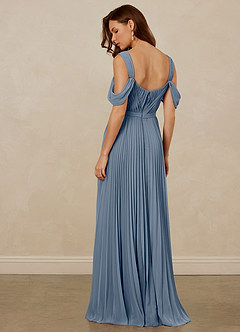 Christian Siriano Bridal for Azazie 1013 Bridesmaid Dresses Twilight A-Line Off the Shoulder Chiffon Dress image4