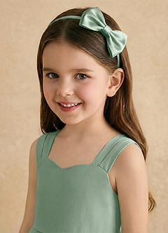 front Girls Satin Headband