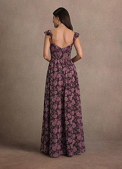 Martina Lilac Multi Maxi Dress image6