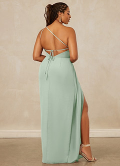 Christian Siriano Bridal for Azazie 1003 Bridesmaid Dresses One Shoulder Chiffon Sheath Dress image9