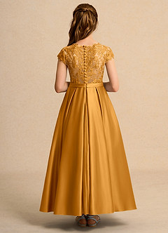 Azazie Bunny Junior Formal Flower Girl Klänningar Klä Balklänning i Spets image2